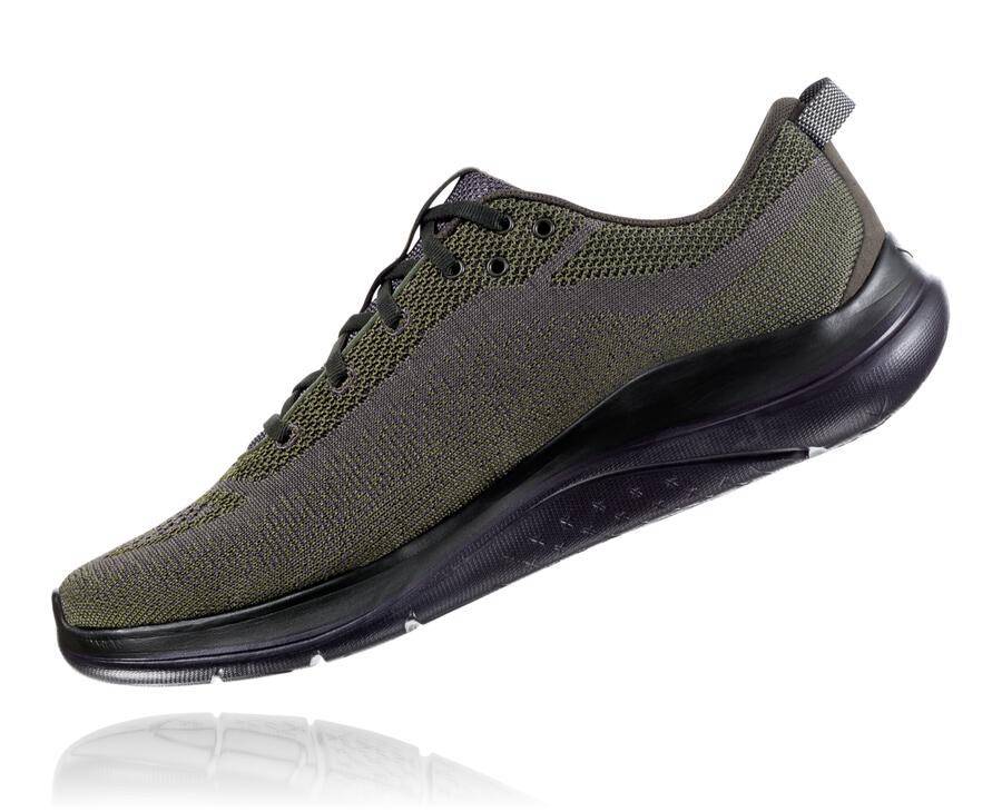 Hoka One One Koşu Ayakkabısı Erkek Kahverengi - Hupana Flow - LX0876235